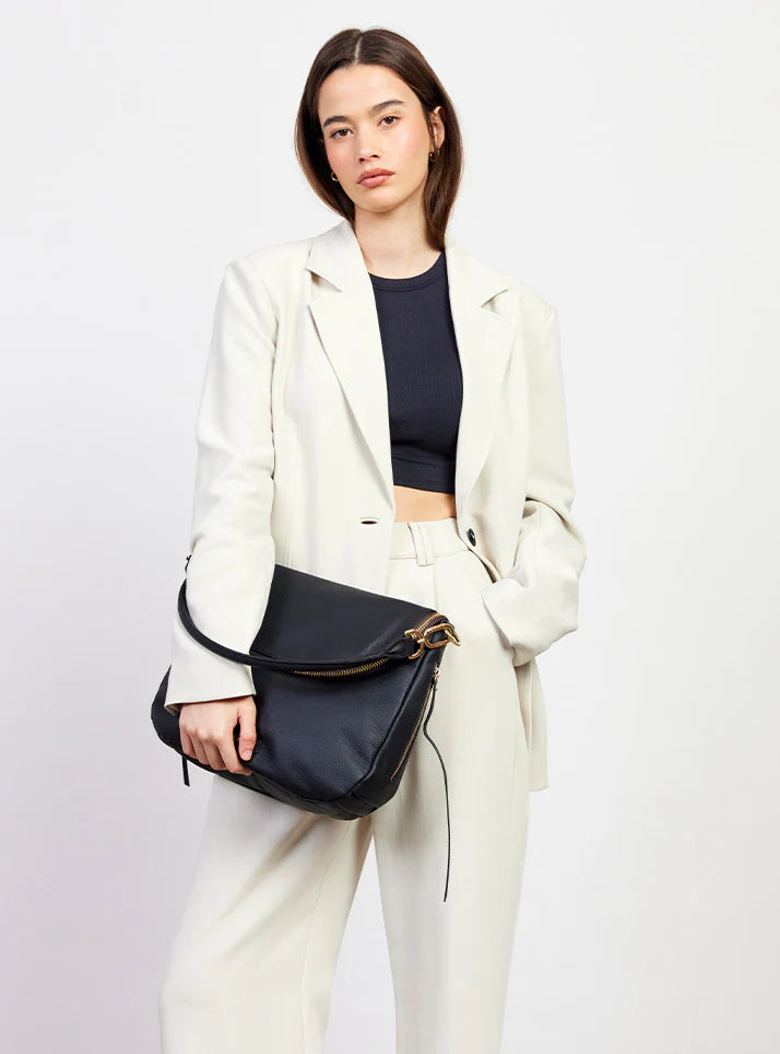 FRANKIE SHOULDER BAG in Black by Saben