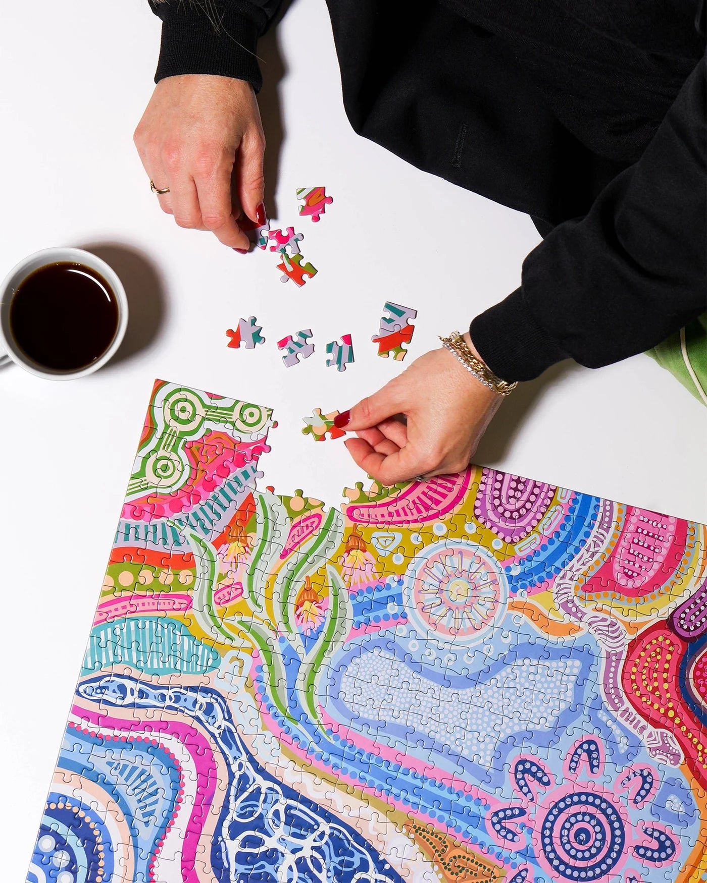 1000 PIECE JIGSAW PUZZLE Colourful Life by Journey of Something at Darling & Domain