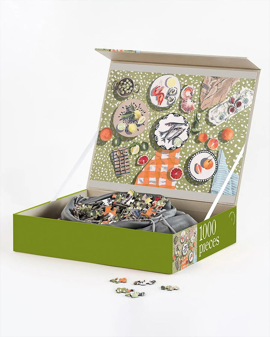 1000 PIECE JIGSAW PUZZLE Table by the Sea by Journey of Something at Darling & Domain