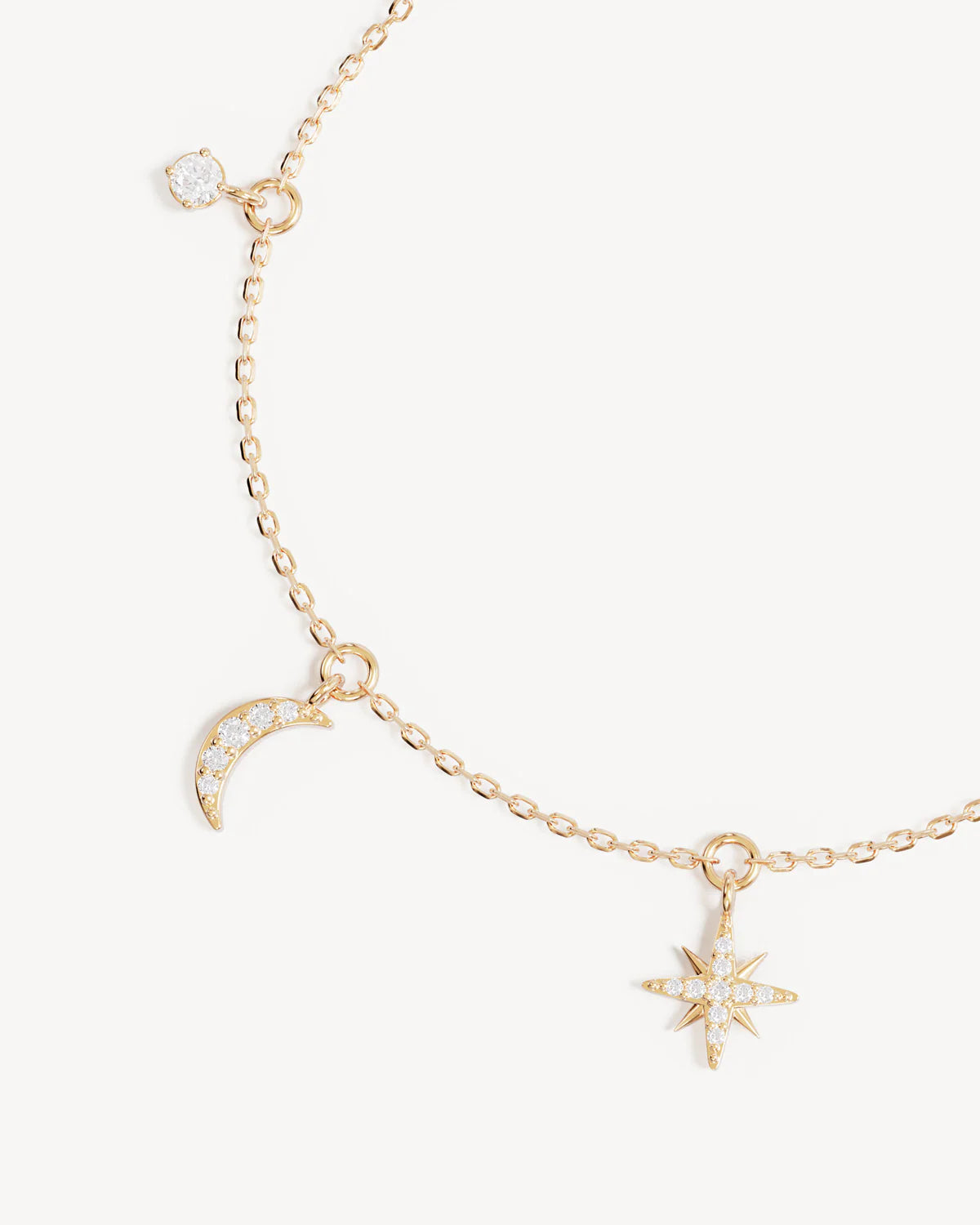 By Charlotte CELESTIAL SKIES CHARM BRACELET in 18k Gold Vermeil