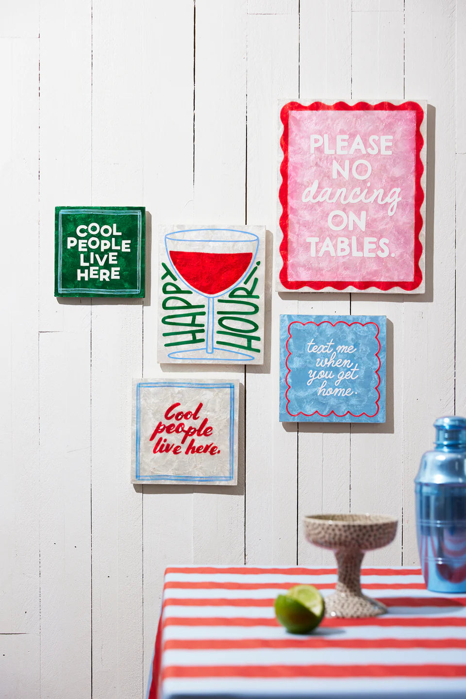 FUN HOUSE PEOPLE TILE by Jones & Co
