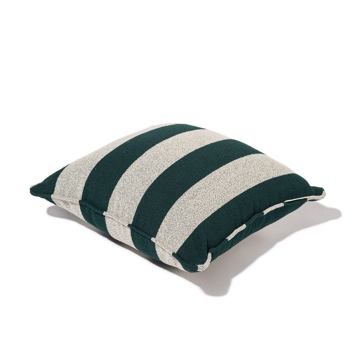 THE SMALL SQUARE THROW PILLOW in Terry Green Stripe by Business & Pleasure
