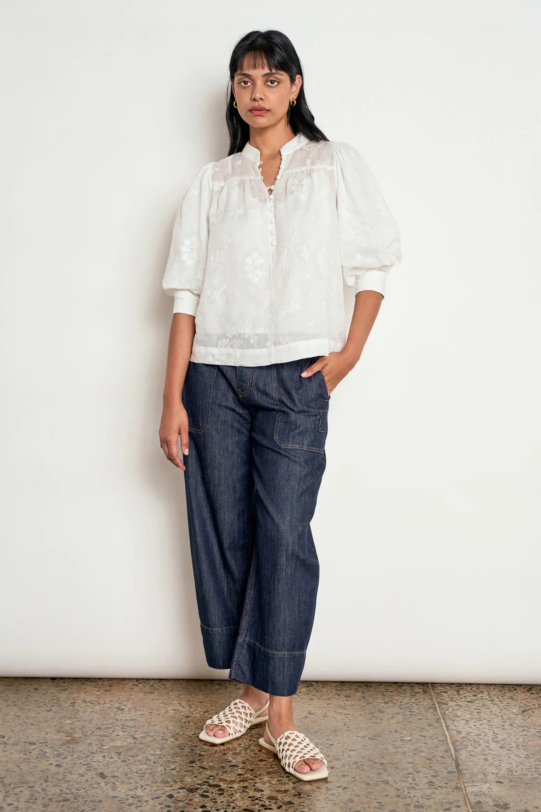 POISE TOP in Porcelain from Zoe Kratzmann