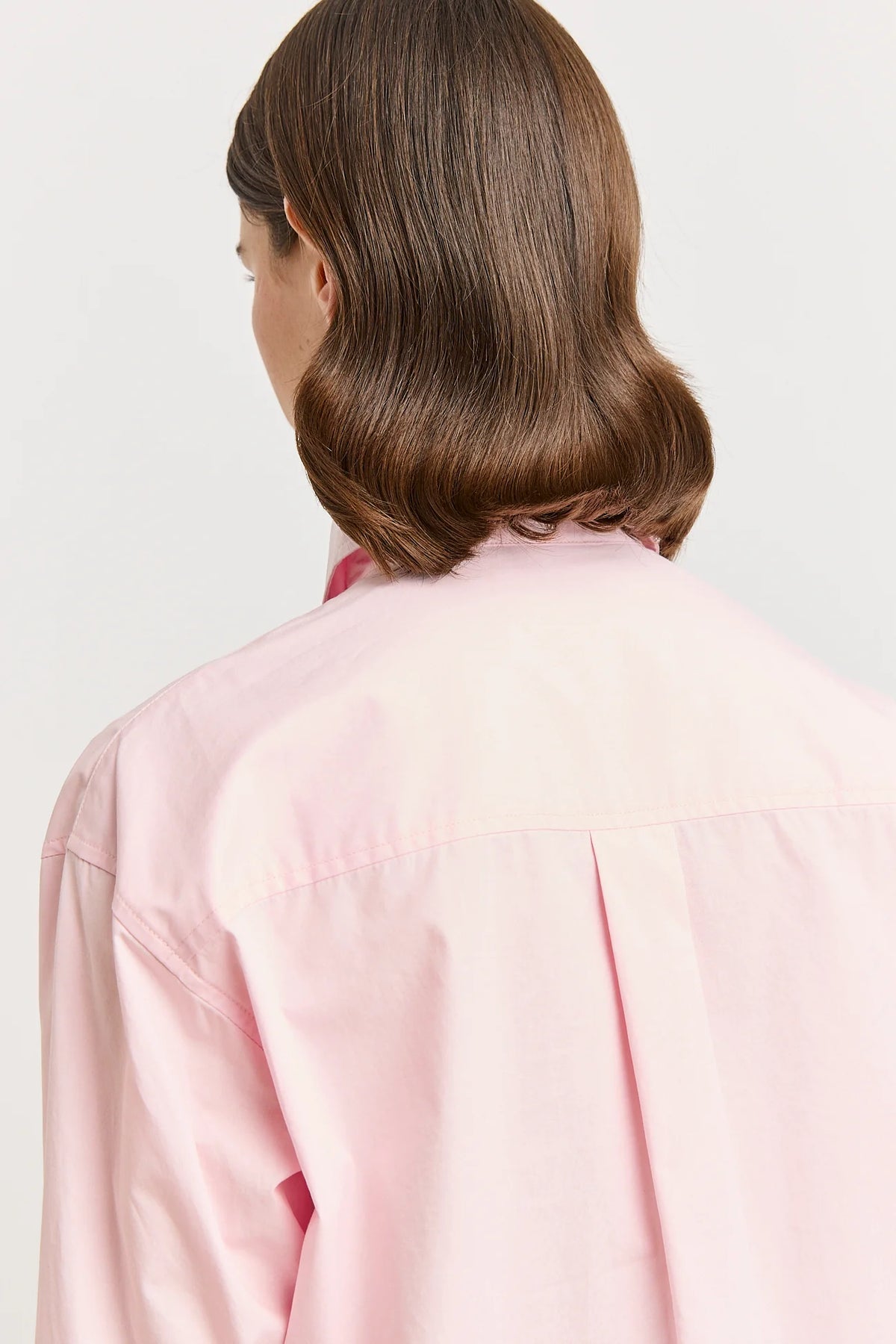 RELAXED COTTON SHIRT in Pale Pink by Toorallie at Darling & Domain