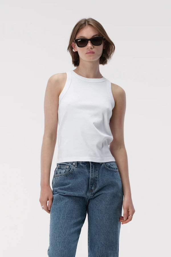 Elka Collective ZOE TANK in White