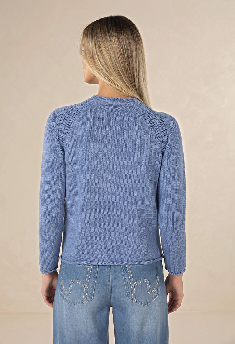 HAVEN JUMPER in Denim Blue by Humidity Lifestyle