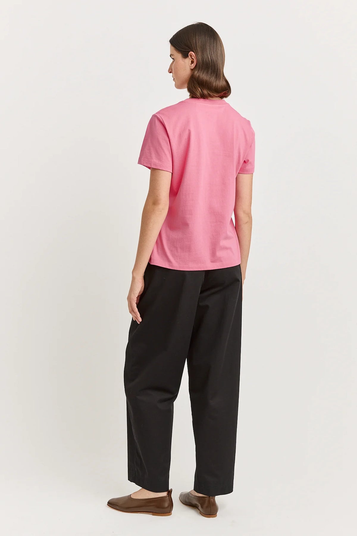 CLASSIC ORGANIC COTTON TEE in Flamingo by Toorallie at Darling & Domain