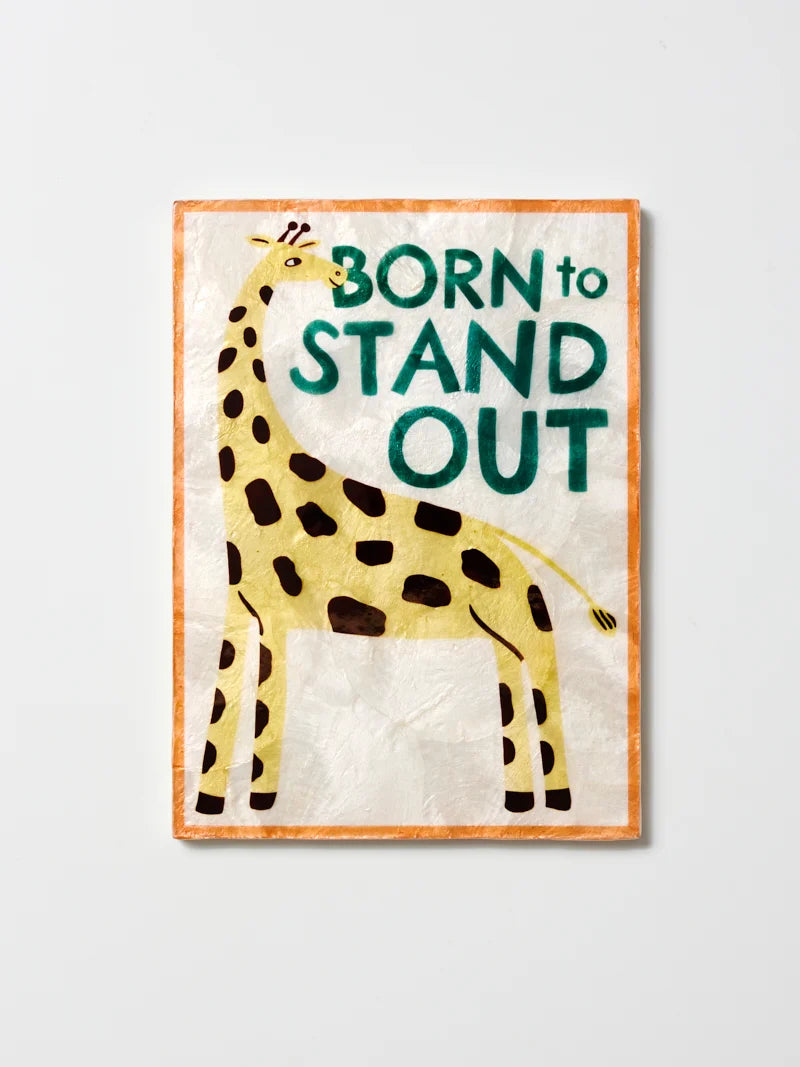 FUN HOUSE WALL TILE in Giraffe by Jones & Co