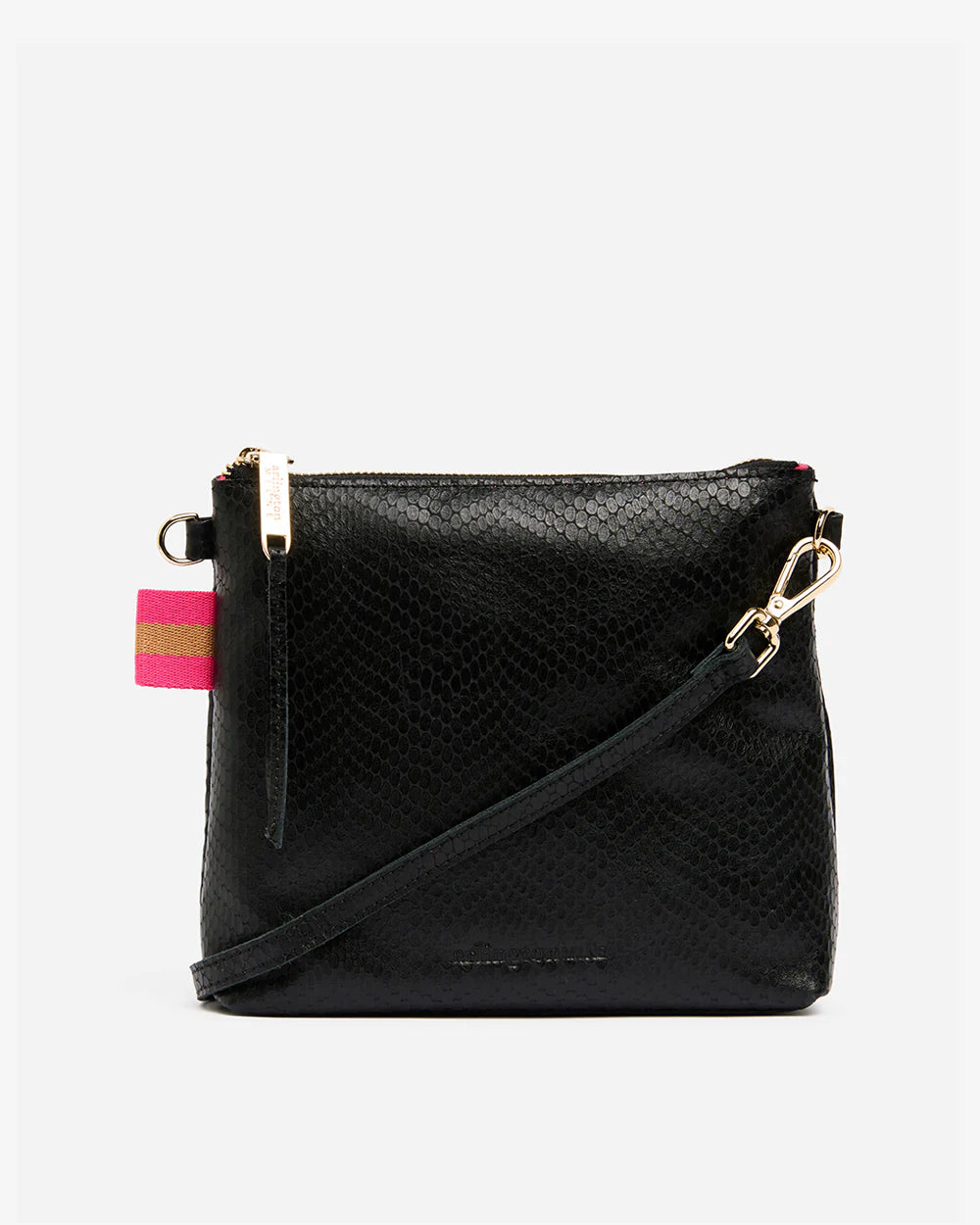 ALEXIS CROSSBODY BAG in Blush Snake by ARLINGTON MILNE