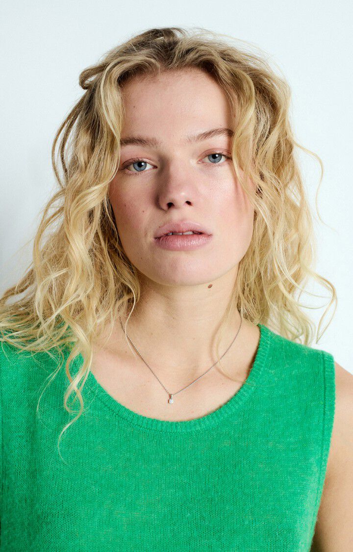 DUMY TANK TOP DUM18B | Green Melange - Darling & Domain