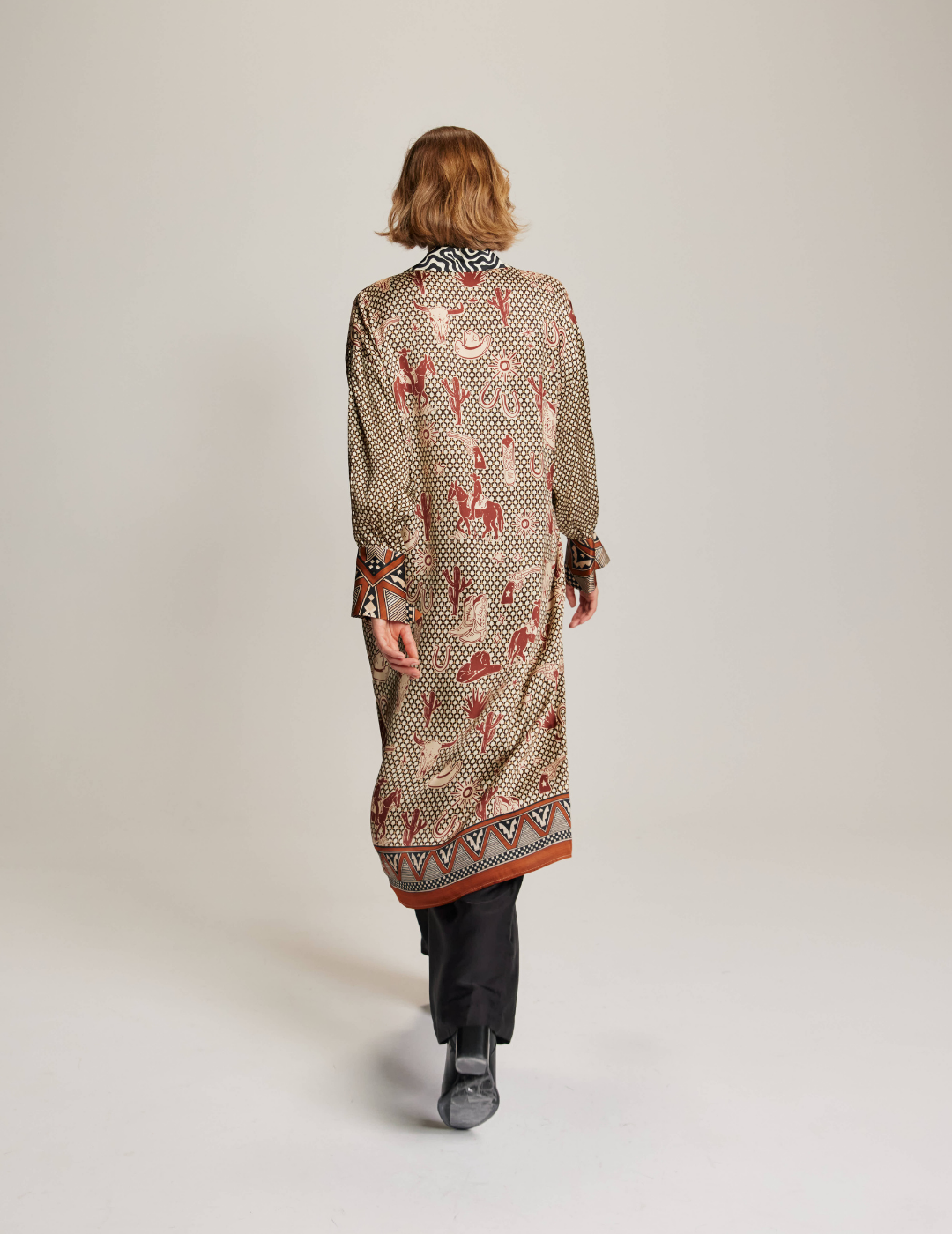 Athena Collar Dress in Rodeo by ME369