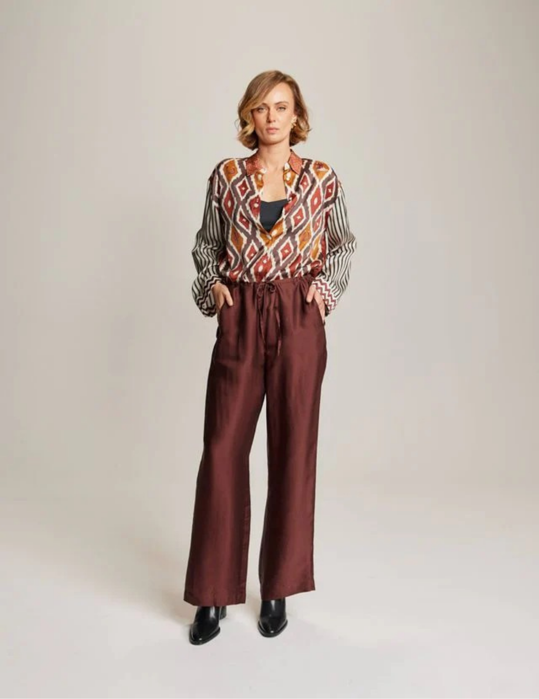 AURORA OVERSIZED SHIRT in Rodeo by ME369