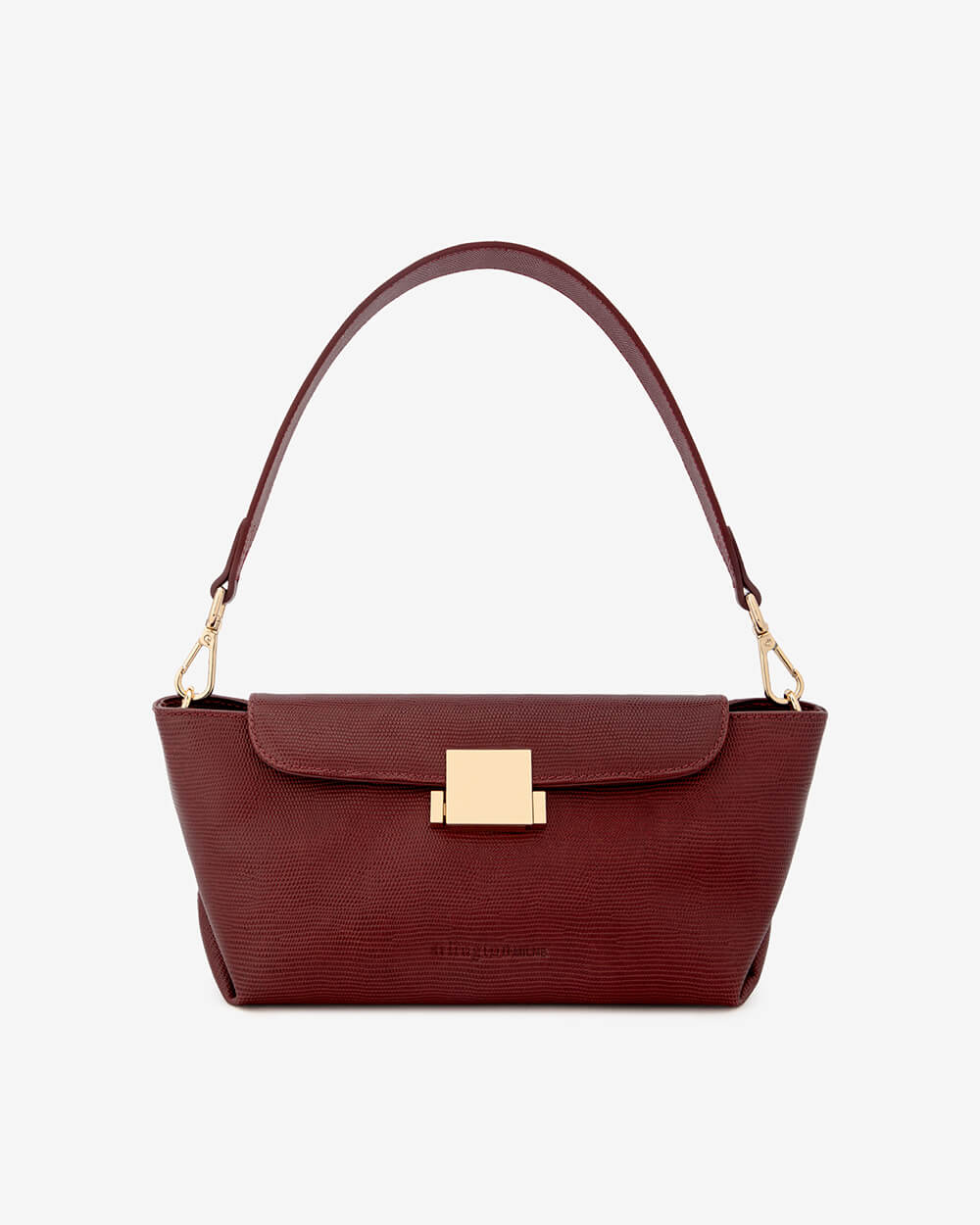 AURORA BAG in Garnet Lizard by Arlingtone Milne