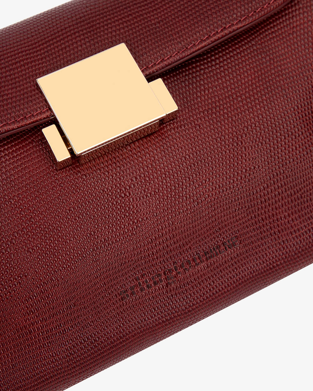 AURORA BAG in Garnet Lizard by Arlingtone Milne