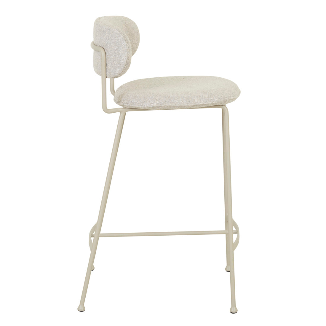 PICCOLO BARSTOOL in Feather Speckle - Matt Cashmere by GlobeWest at Darling & Domain