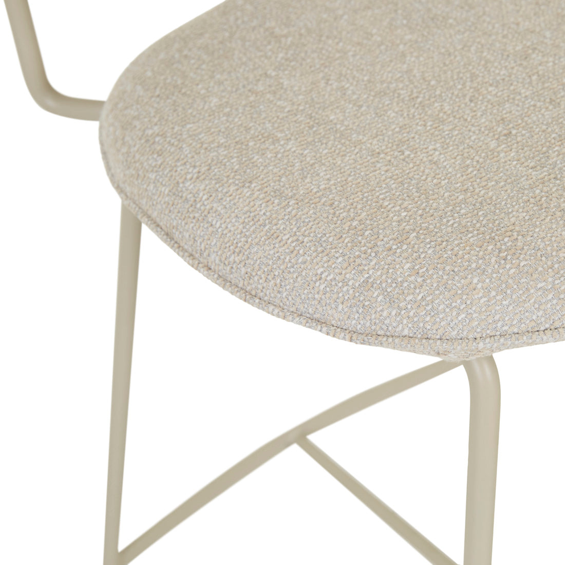 PICCOLO BARSTOOL in Feather Speckle - Matt Cashmere by GlobeWest at Darling & Domain