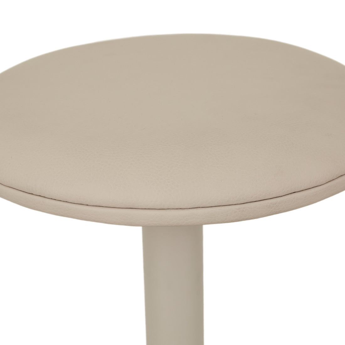 PLUM SWIVEL BARSTOOL in Lustrell Aura Natural - Matt Cashmere by GlobeWest at Darling & Domain