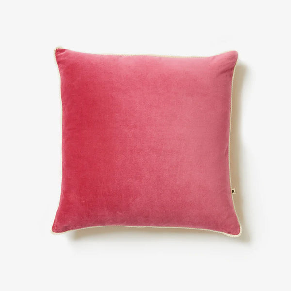 VELVET PINK TAN CUSHION 50cm from Bonnie and Neil