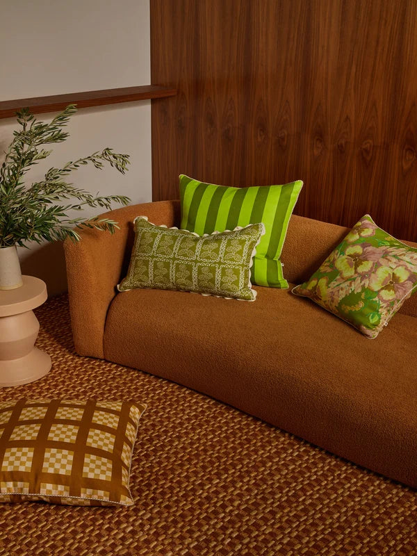 MARTINE OLIVE CUSHION in 60cmx40cm from Bonnie and Neil