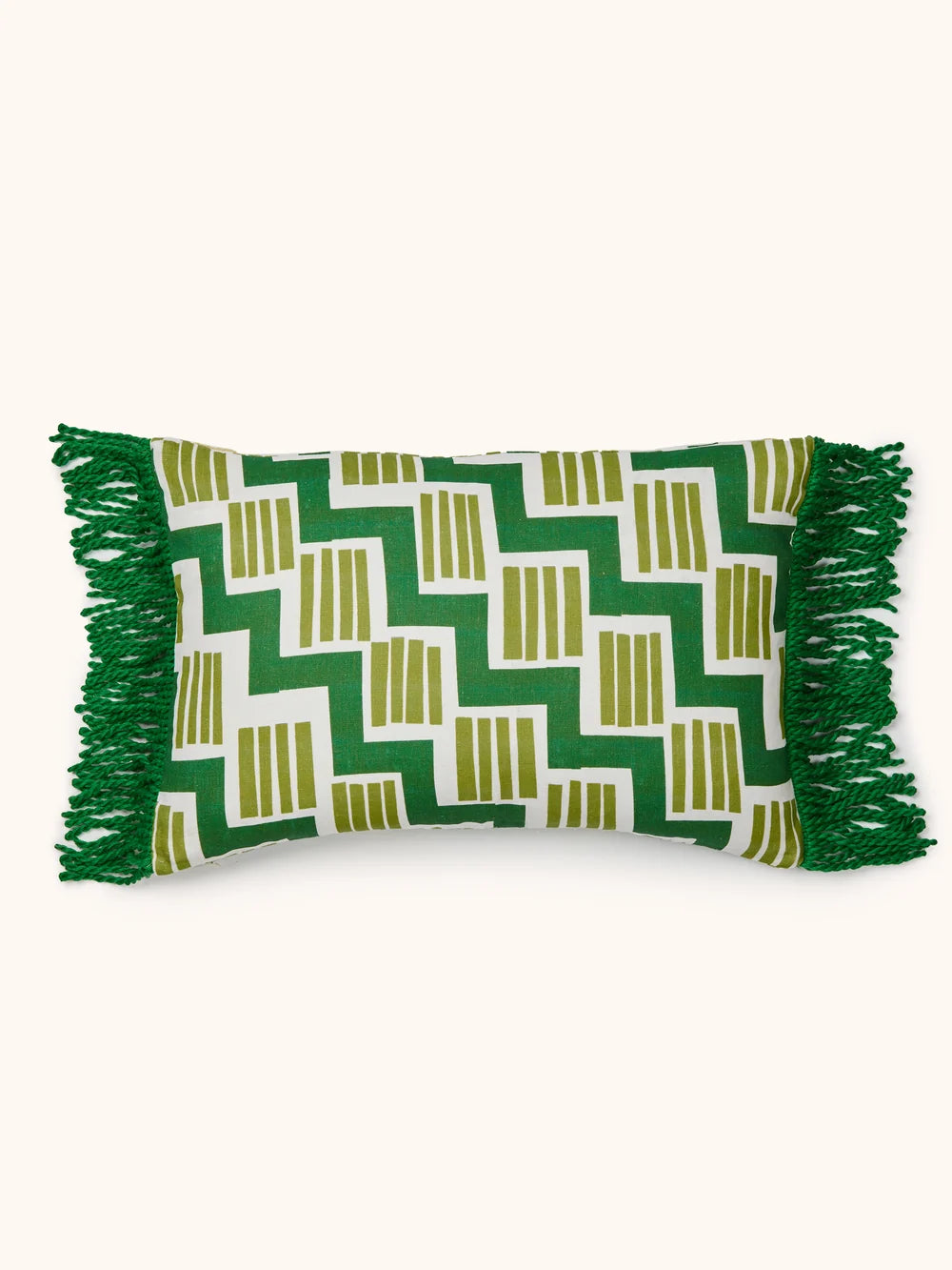 ROSEMARY GREEN CUSHION in 60cmx40cm from Bonnie and Neil
