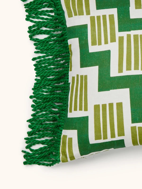 ROSEMARY GREEN CUSHION in 60cmx40cm from Bonnie and Neil