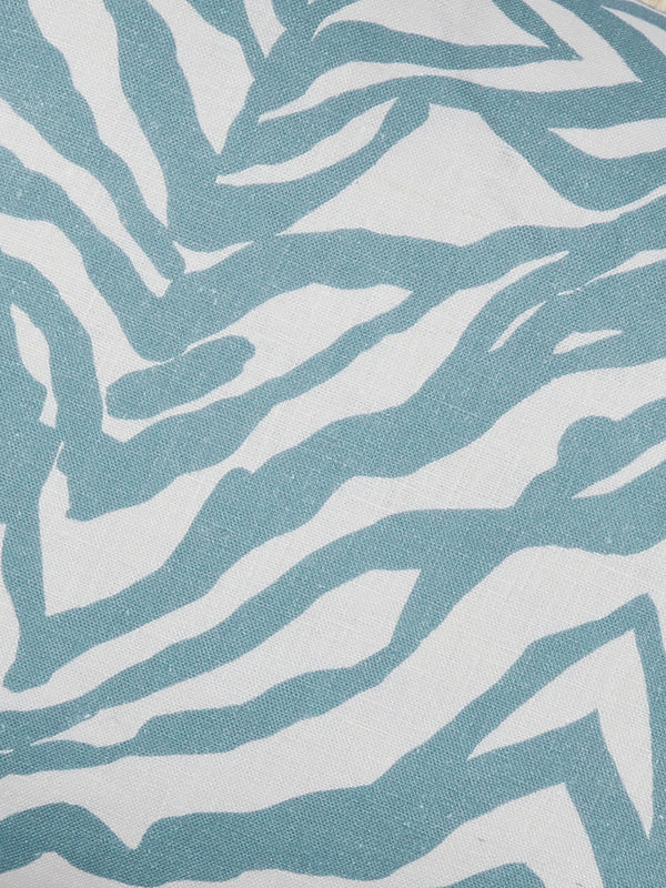 ZEBRA BLUE CUSHION in 60cmx40cm from Bonnie and Neil