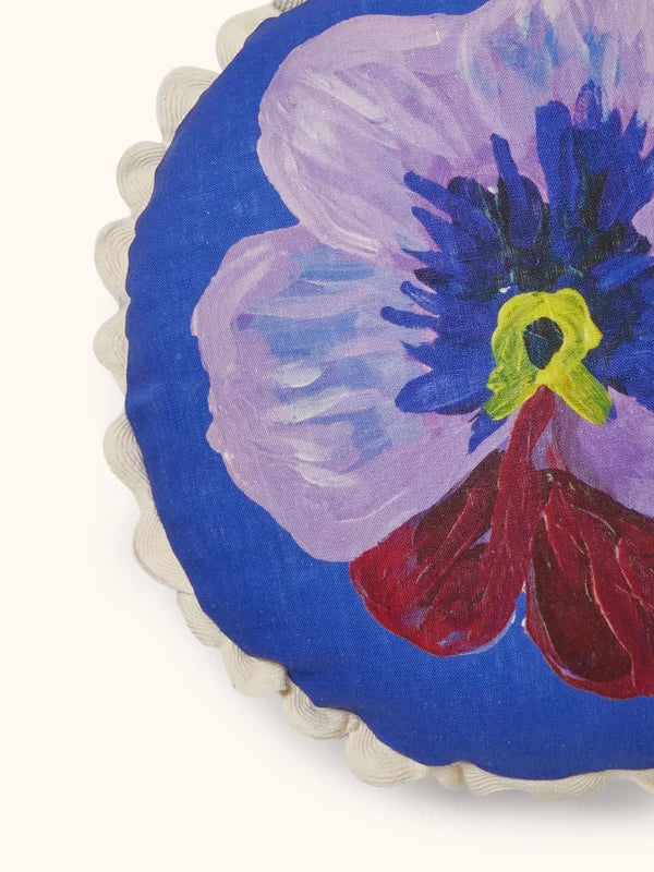 PANSY KLEIN BLUE ROUND in 45cm from Bonnie and Neil