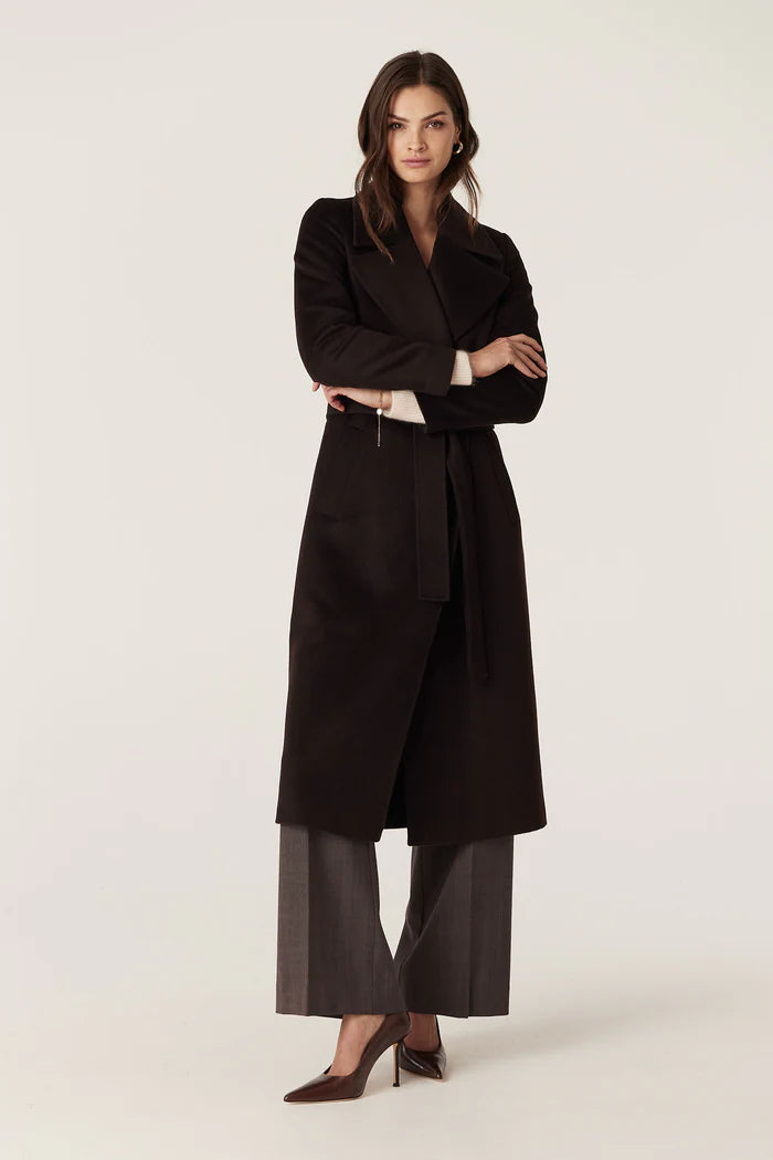 EVANS WOOL COAT in Espresso from Cable Melbourne