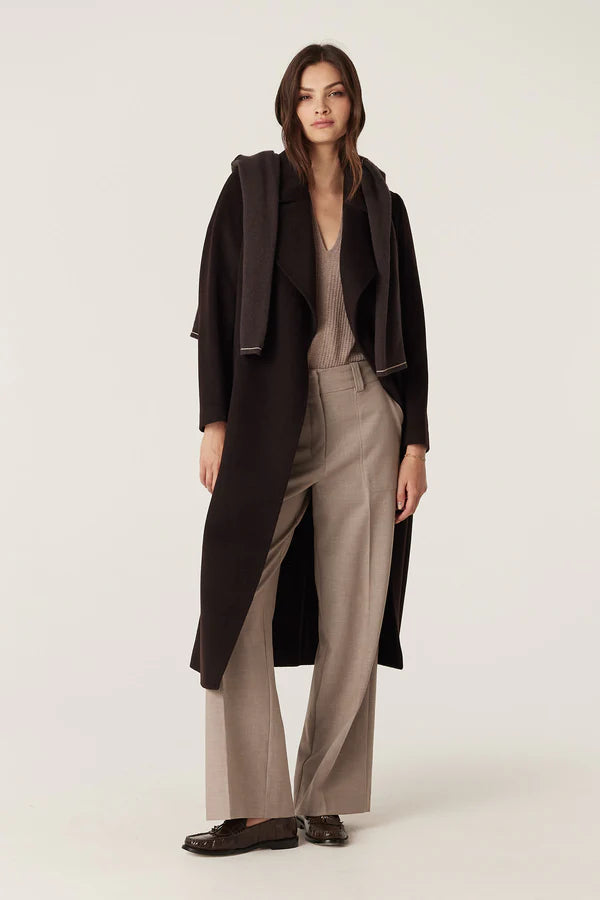EVANS WOOL COAT in Espresso from Cable Melbourne