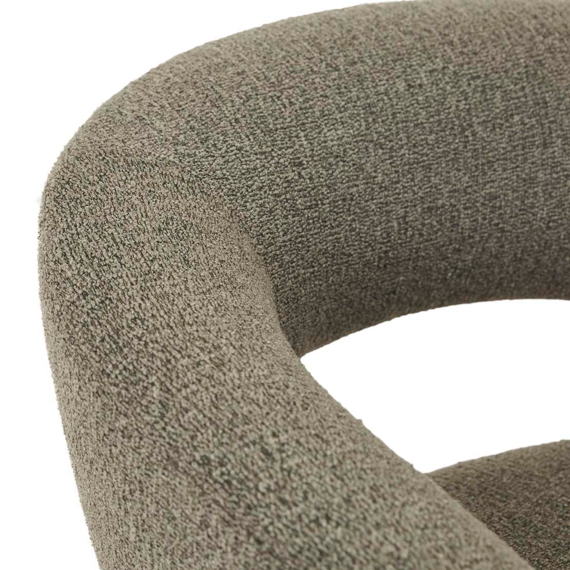 JENSON OCCASIONAL CHAIR in Moss Tweed / Snowgum by GlobeWest at Darling & Domain