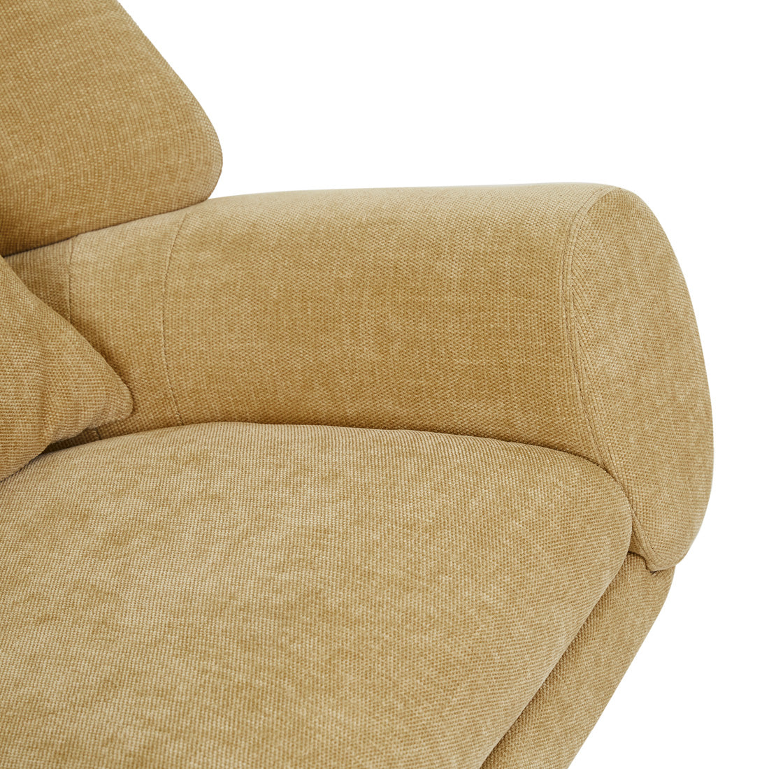 Rowan Occasional Chair in Copeland Honey with Matt Cashmere Metal by GlobeWest at Darling & Domain