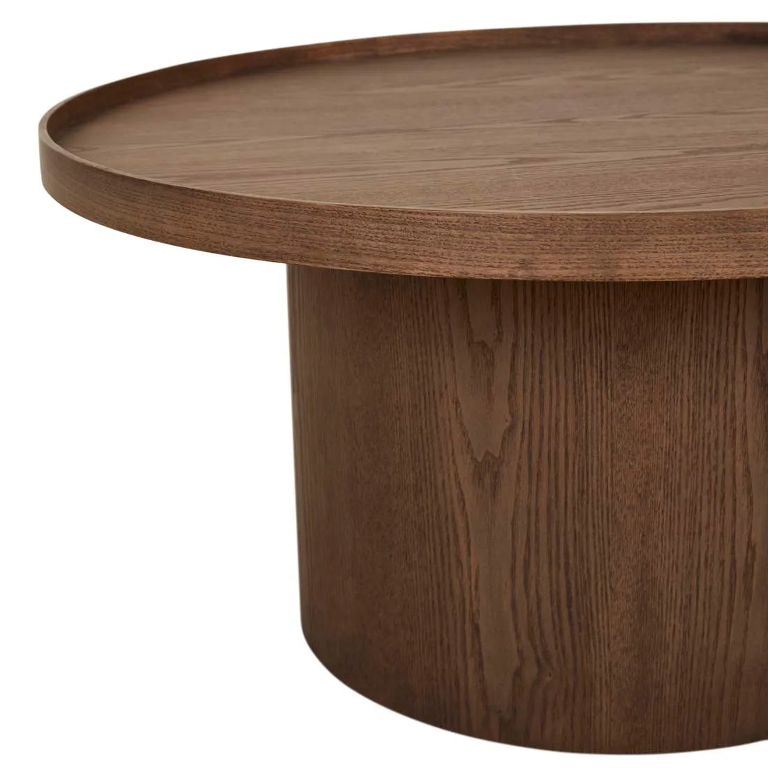 CLASSIQUE PEDESTAL COFFEE TABLE in Smoked Ash by GlobeWest at Darling & Domain