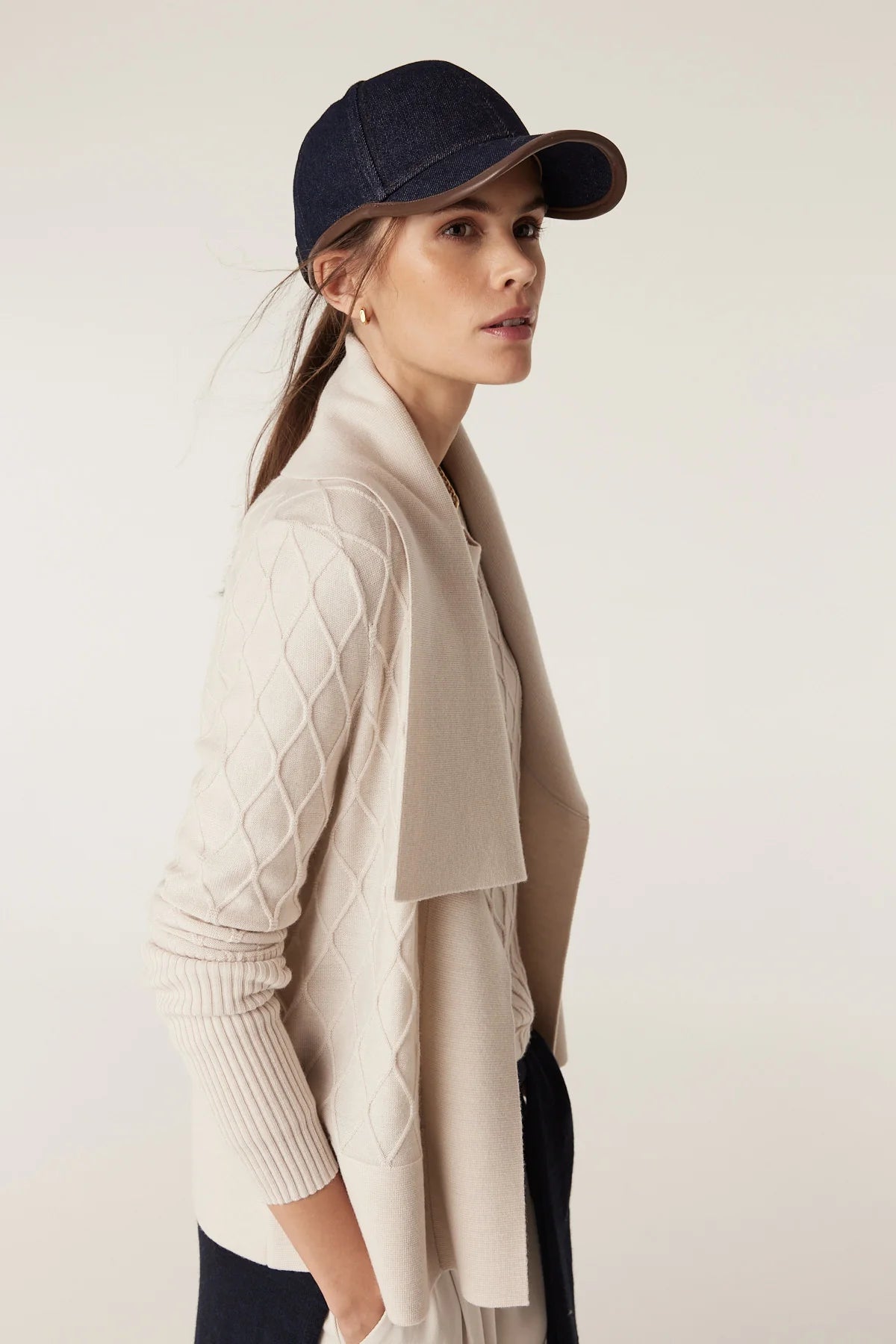THE ELIZABETH MERINO CARDIGAN | Antique White - Darling & Domain