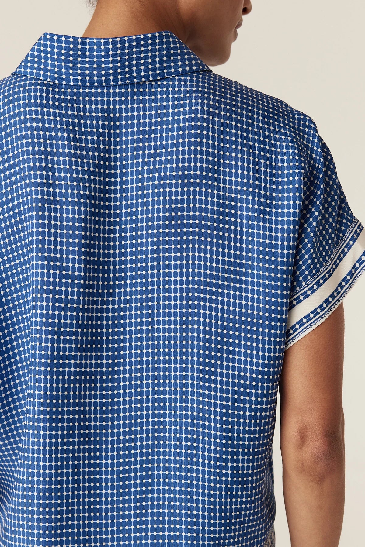 SERRA BLOUSE in Mediterranean Tile from Cable Melbourne