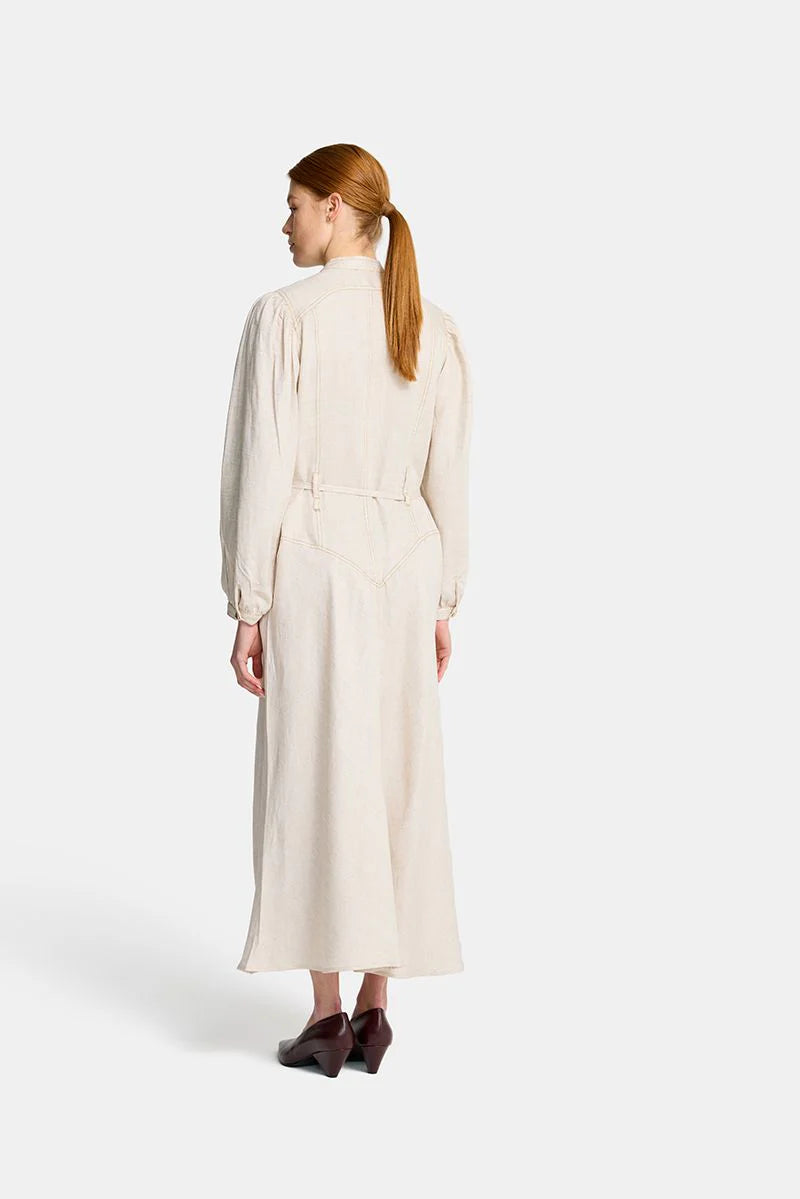CLARA UTILITY DRESS in Natural by Arlington Milne