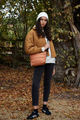 CLOUD STASH BASE CROSSBODY BAG in Toffee by Base Supply