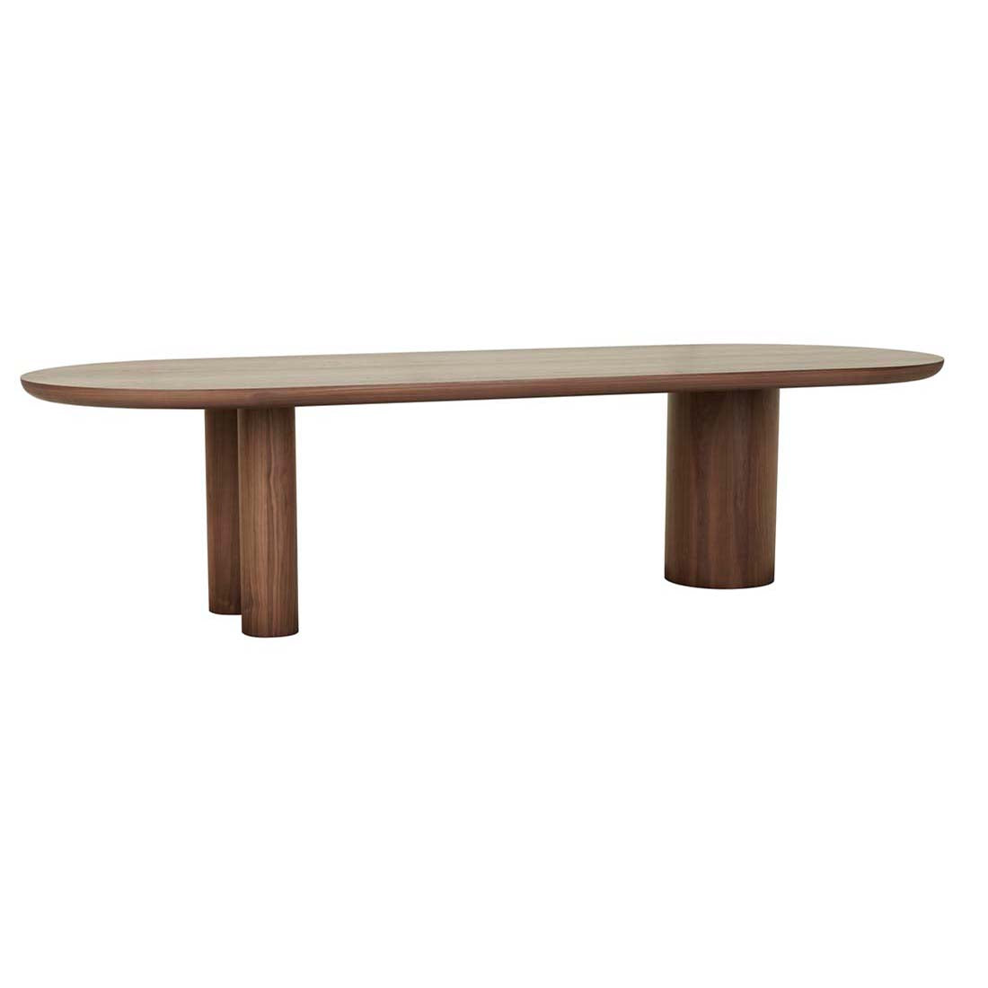 SEB OVAL DINING TABLE 10 Seater in Walnut by GlobeWest at Darling & Domain