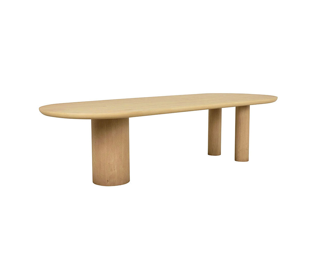 SEB OVAL DINING TABLE 6 Seater in Oak by GlobeWest at Darling & Domain