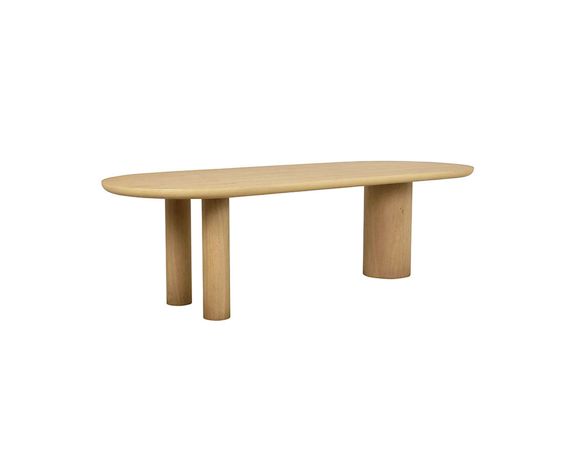SEB OVAL DINING TABLE 6 Seater in Oak by GlobeWest at Darling & Domain