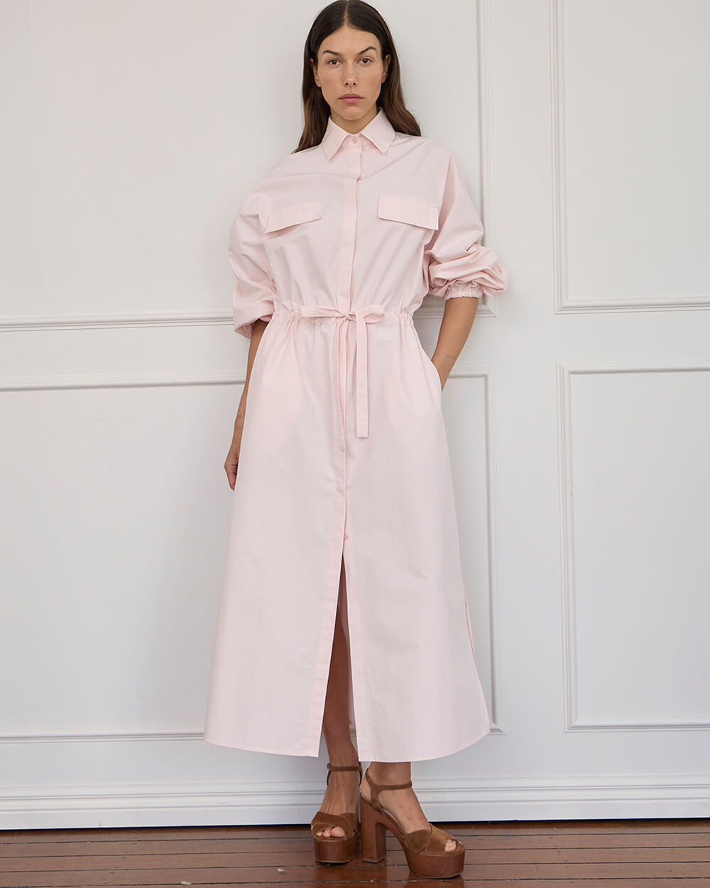 DAYTONA DRESS in Baby Pink by Arlington Milne