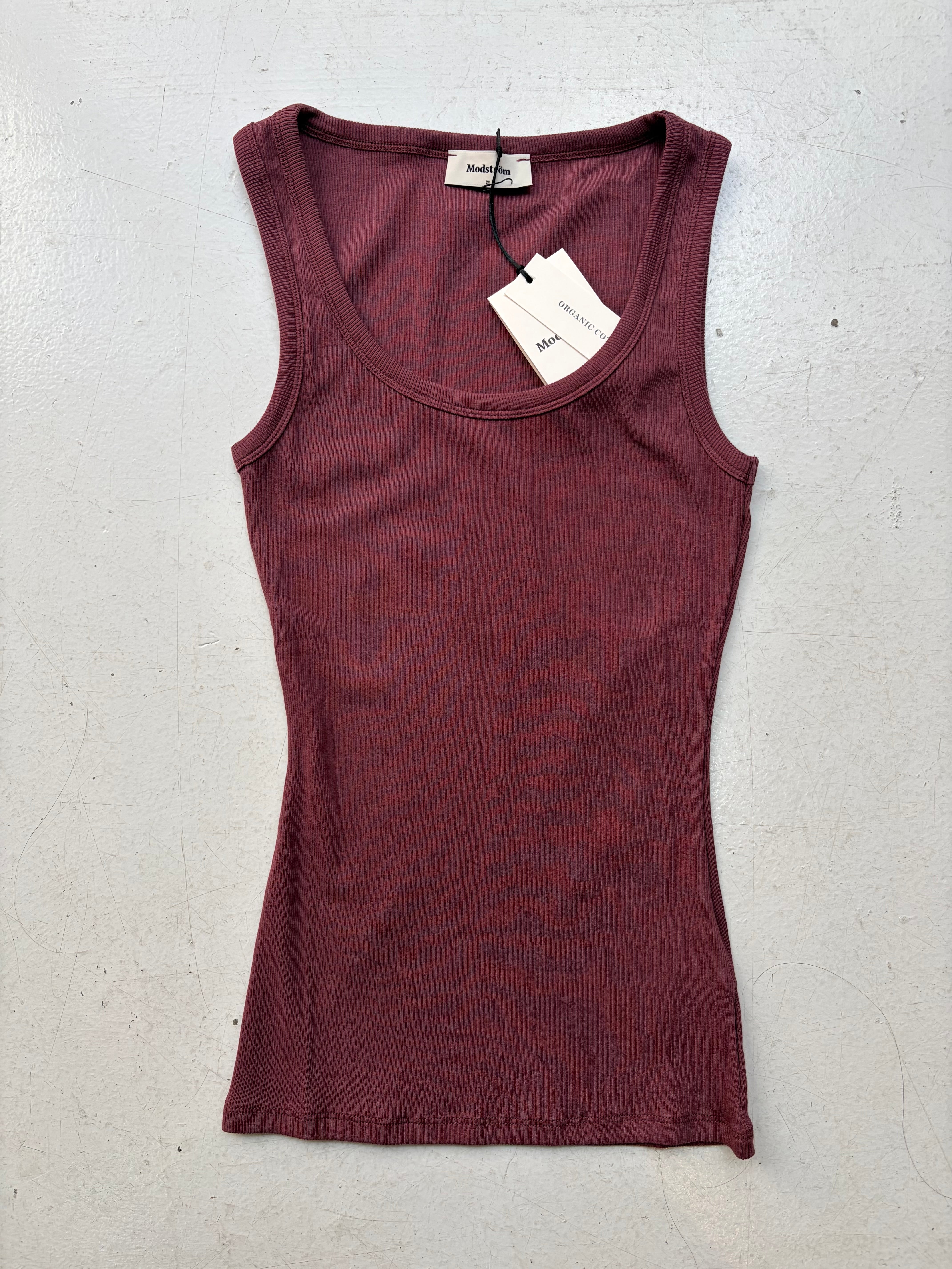 IGOR MD TANK TOP in Wineberry by Modstrom