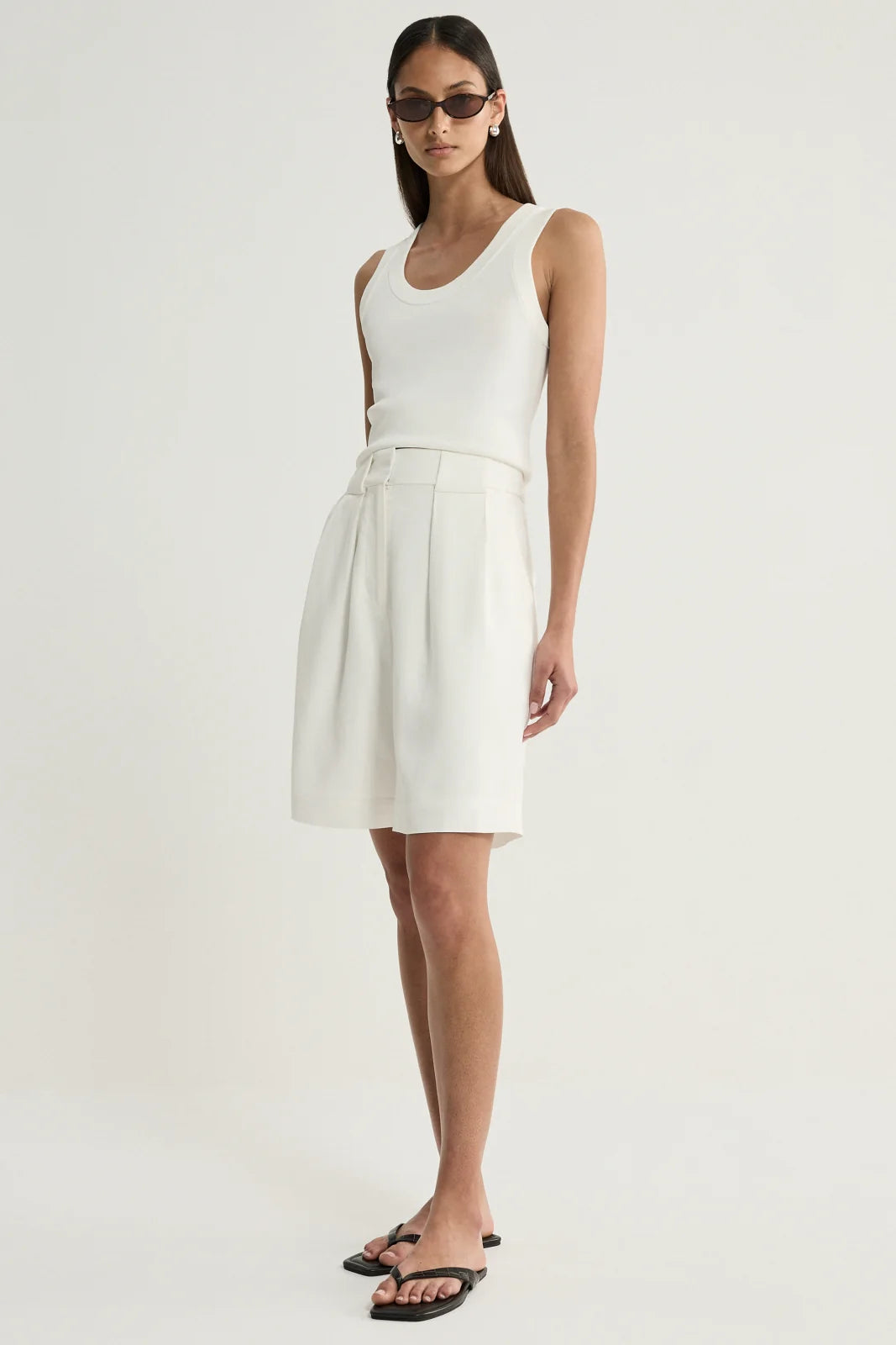 FORD SHORT in White by Elka Collective