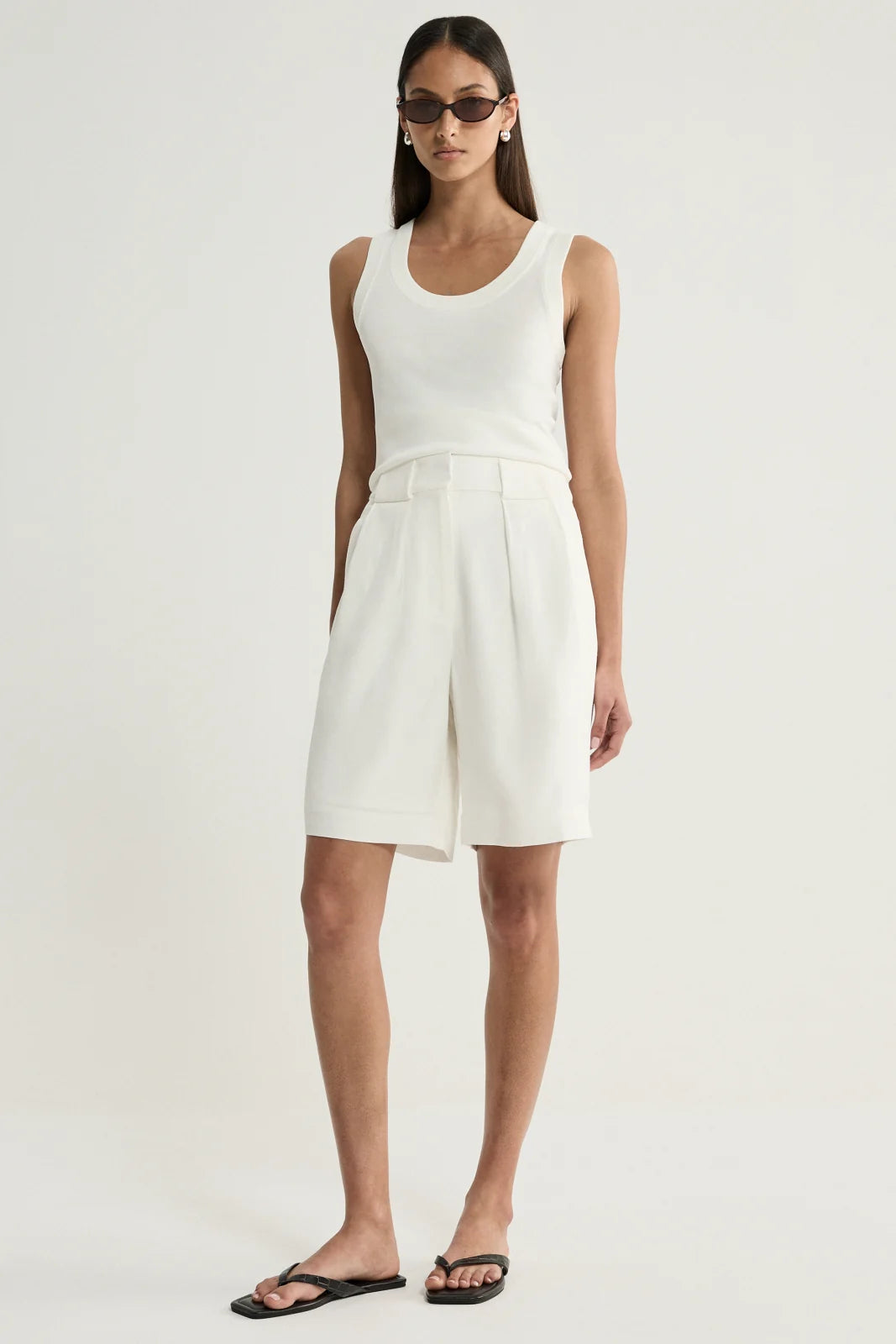 FORD SHORT in White by Elka Collective