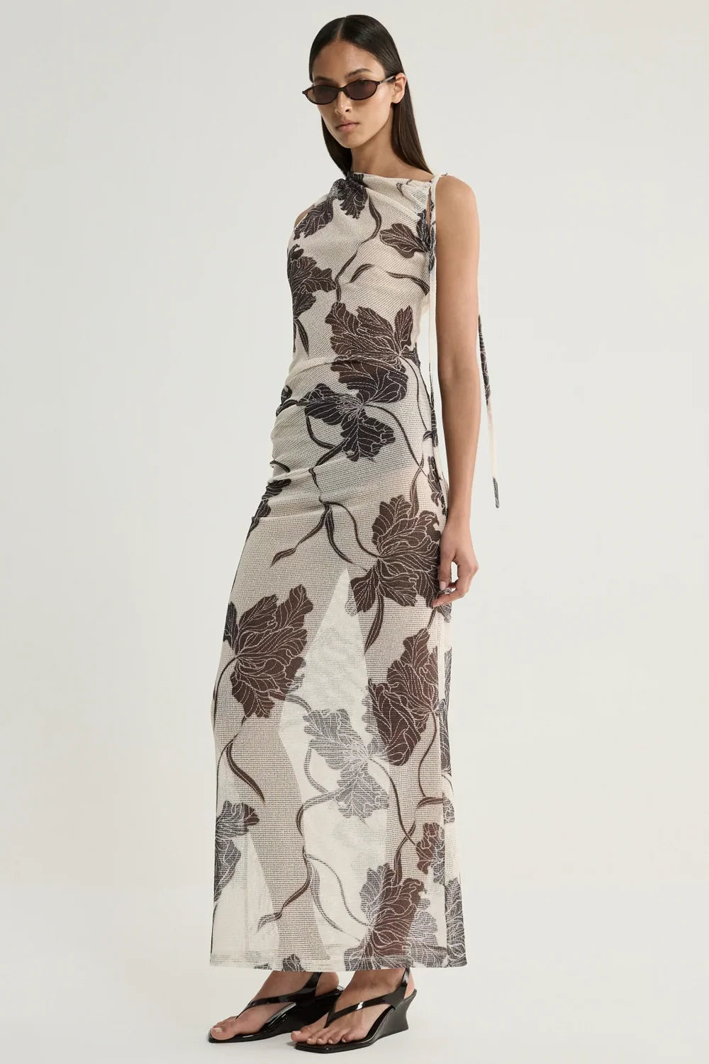 VALERIE DRESS in Ecru Floral by Elka Collective