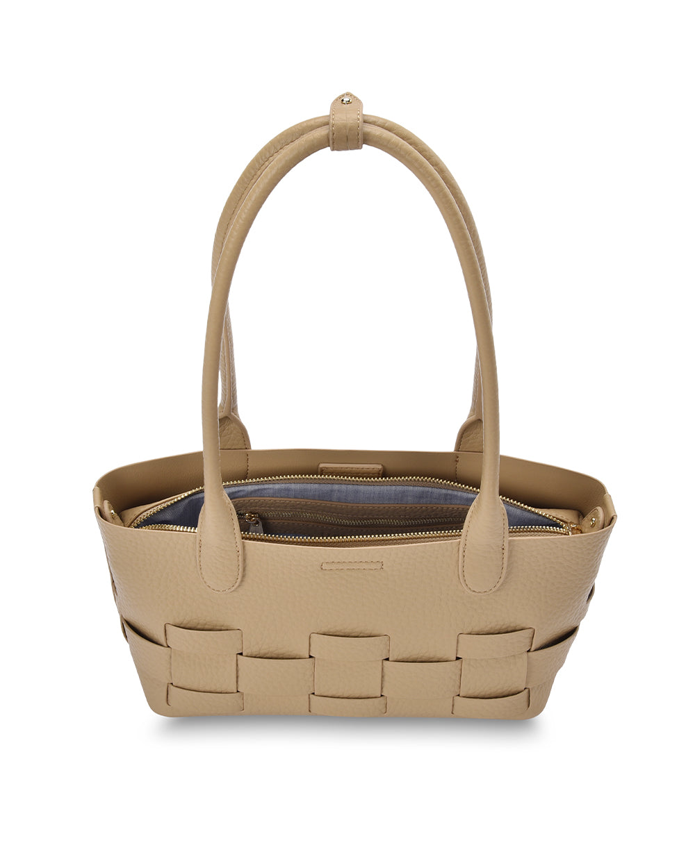 KENLEY EAST-WEST BAG in Taupe by Elms and King