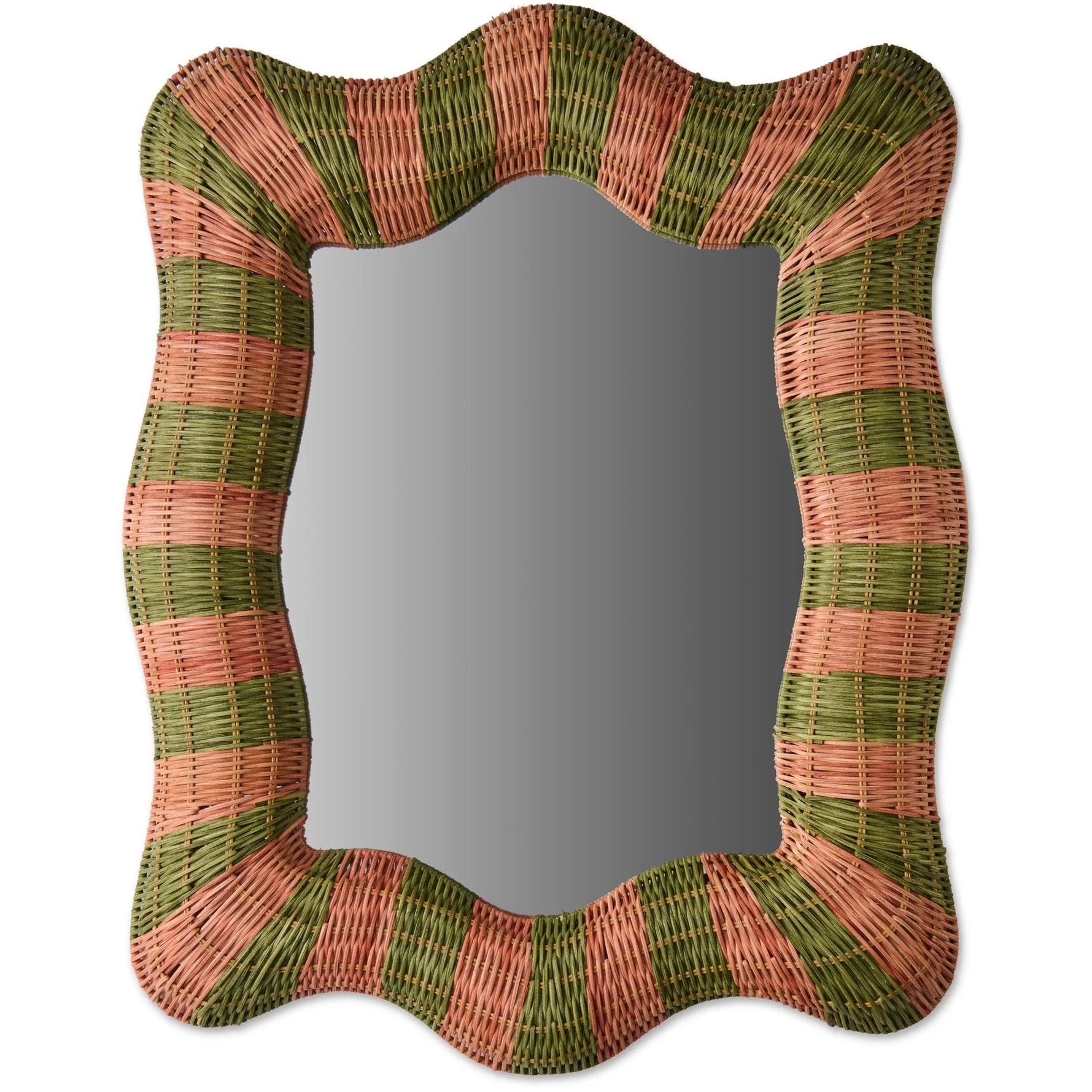RATTAN MIRROR | Portofino - Darling & Domain
