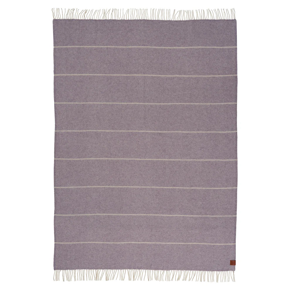 KLIPPAN FRANK WOOL BLANKET | Purple - Darling & Domain