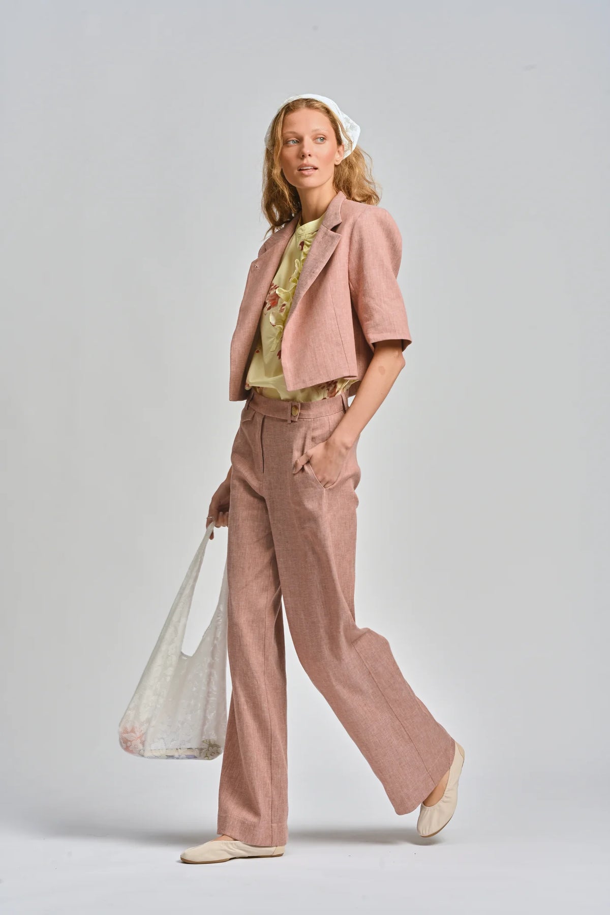 LA TRATTORIA PANT in Terracota from Le Stripe