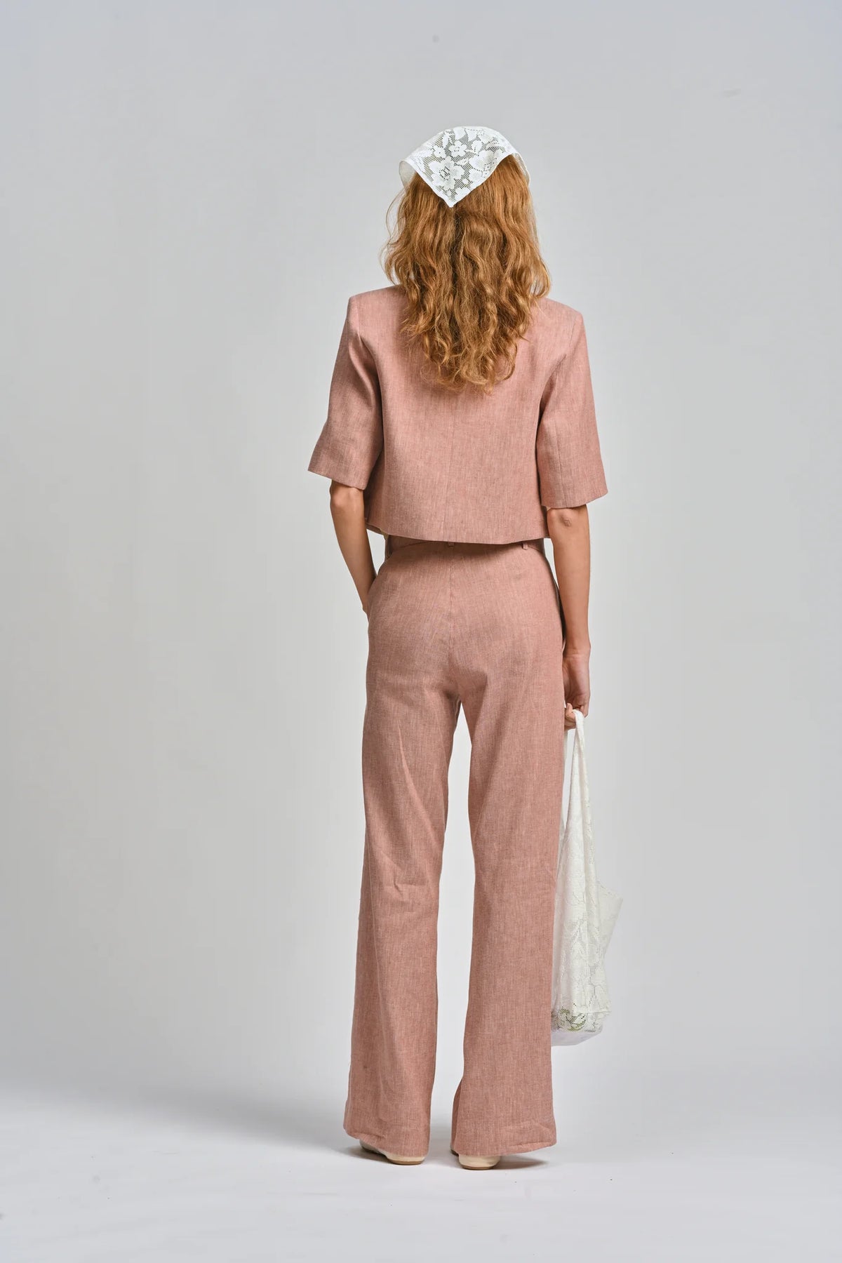 LA TRATTORIA PANT in Terracota from Le Stripe