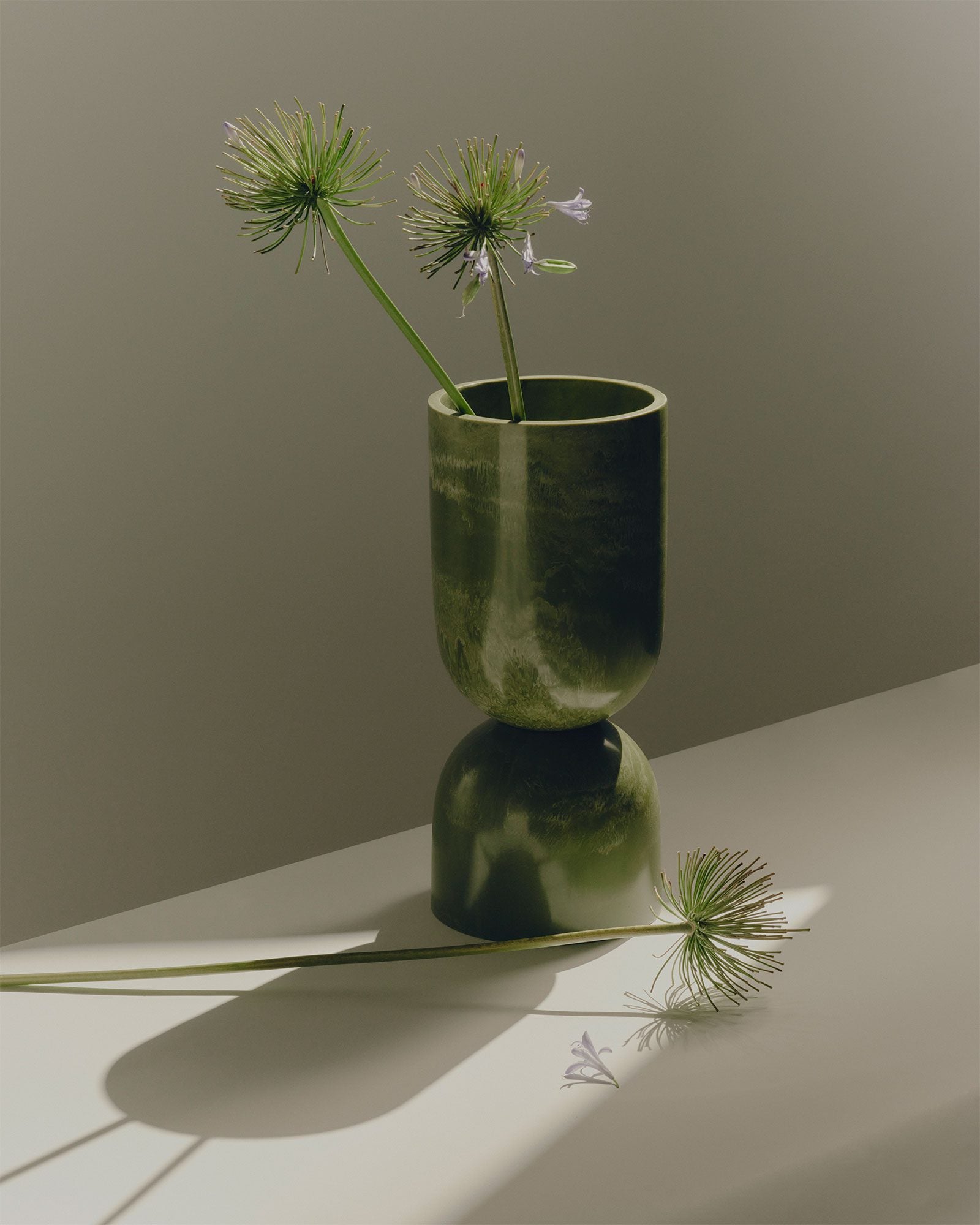 MOSS VASE in Vessel Resin by Lightly